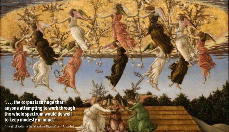 Sandro Botticelli (1445-1510): "Naşterea mistică" (1500-1501), fragment Sandro Botticelli (1445-1510): "Naşterea mistică" (1500-1501), fragment